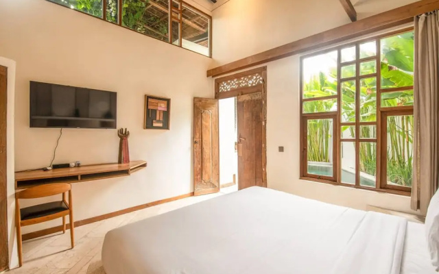 BA Villa 3 1BR Serene 1BR Villa 800 to Echo Beach With Pool – Guest Rooms – Pererenan
