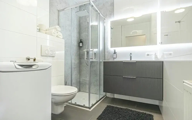 Modern 1BR Living Room Apartment Vienna