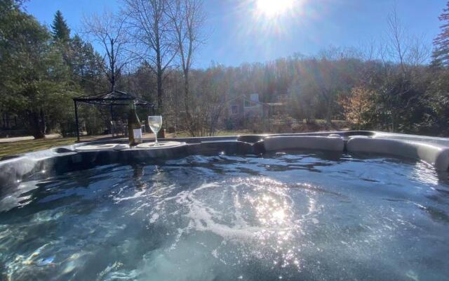 Chalet Spa prés du lac Foyer Cozy