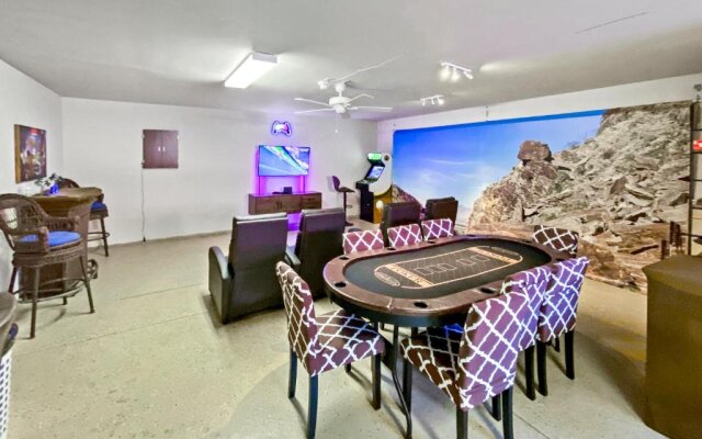 A Royal Desert Oasis with Epic Game Room
