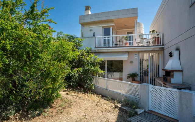 4 bedrooms house at Sitges 100 m away from the beach with sea view shared pool and furnished terrace