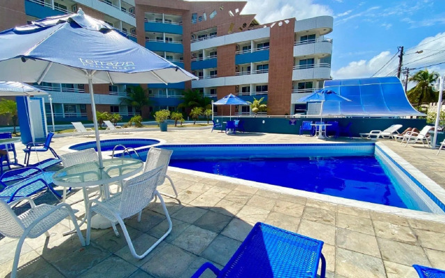 Terrazzo 110 Ponta Negra Praia Flat - NBI - 54 m2 - Smart Tv