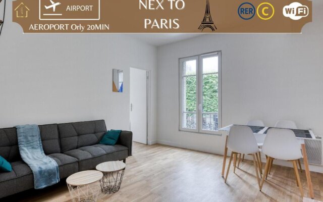 The New White Appart'Hotel Vitry - Next to Paris