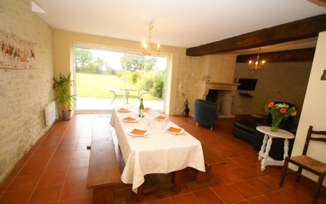 Cozy Farmhouse in Maisons With Fireplace