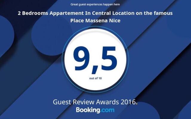 2 Bedrooms Appartement In Central Location on the famous Place Massena Nice