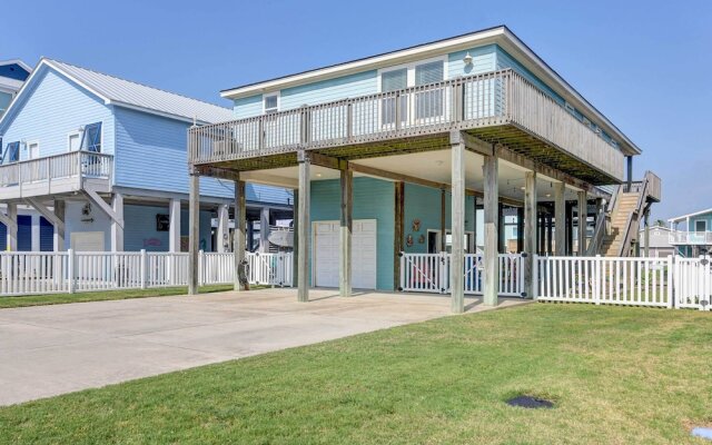 Stilted Galveston Vacation Home w/ Canal Views!