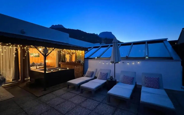 Rooftop 1 - Jacuzzi privé au pied du Monte-blanco