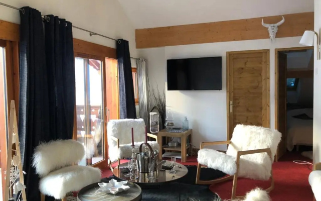Penthouse "Bond 007" 120 m2 piscine sauna Risoul 1850