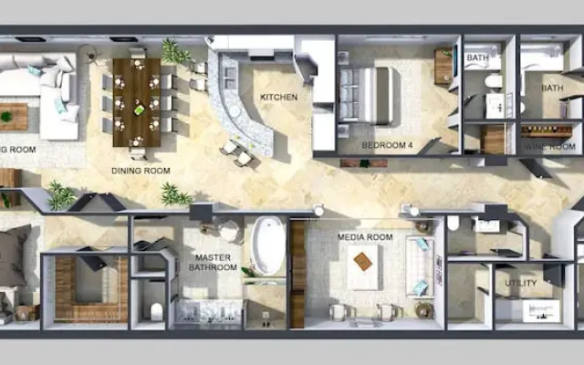 Seabreeze 8 - Luxury 4-bedroom on Seven Mile Beach