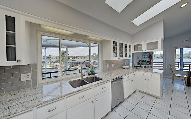 Beautiful River W/ Private Pool, Dock & Beach 3 Bedroom Home