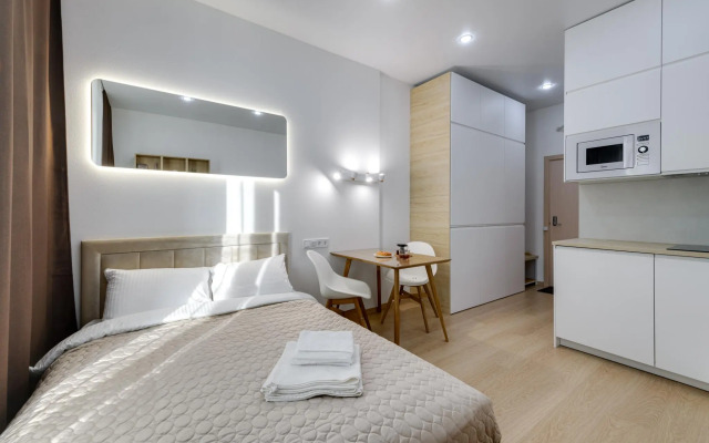 Апартаменты в небоскрёбе, центр Москвы