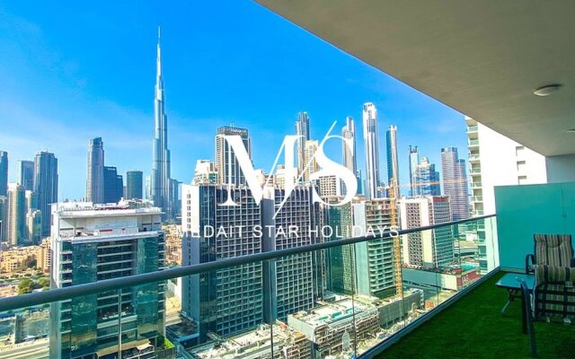 Mh - 2 Bhk With Burj Khalifa View - Ref2604