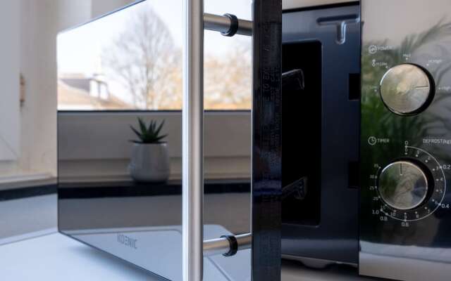 Helles Design-Appartement an der Messe