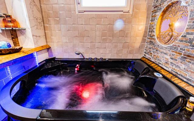 Le Néflier Dijon - appart jacuzzi-SPA romantique pour 2