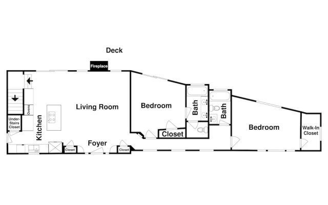 Elegant Creek-side W/ Deck & Private Hot Tub 4 Bedroom Home