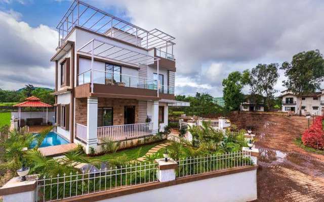 SaffronStays Aster, plunge pool villa with garden, Lonavala
