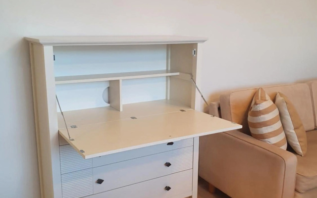 Moderni, viihtyisä pikkukaksio saunalla