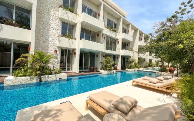 NHOA 108C Lux 1BR Condo Plunge Pool in Aldea Zama