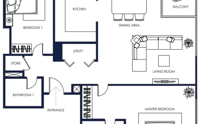 1B-Bellevue Tower 2-1902 by bnbme homes