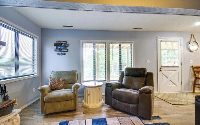 Waterfront Home w/ Views & Dock in Sunrise Beach!