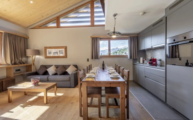 Swisspeak Resorts 3 pi ces Duplex sup Vercorin – Guest Rooms – Chalais