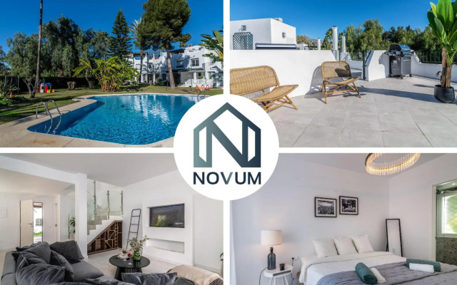 TOP RENOVATED 3-BDRM TOWNHOUSES with POOL, BBQ & ROOFTOP TERRACES