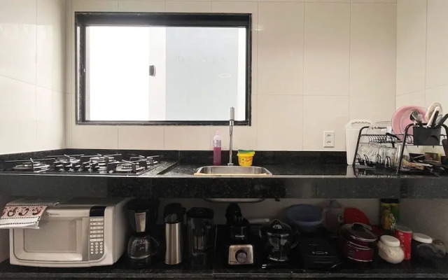 The Férias Loft confortável c cozinha