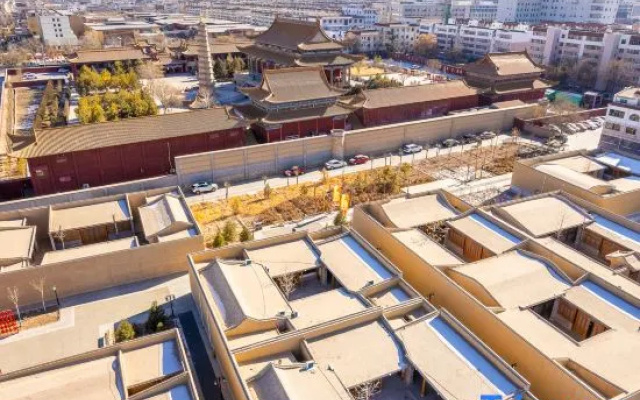 Jiujian Tang Hidden Lodge (Wuwei Pedestrian Street Confucian Temple Scenic Area Branch) – Outside – Wuwei
