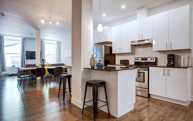 Spacious Industrial Loft in Le Plateau