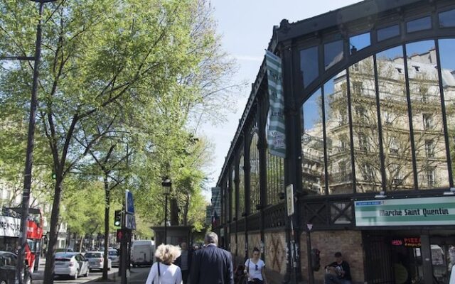 Balcony Over The Tree-Lined Boulevard