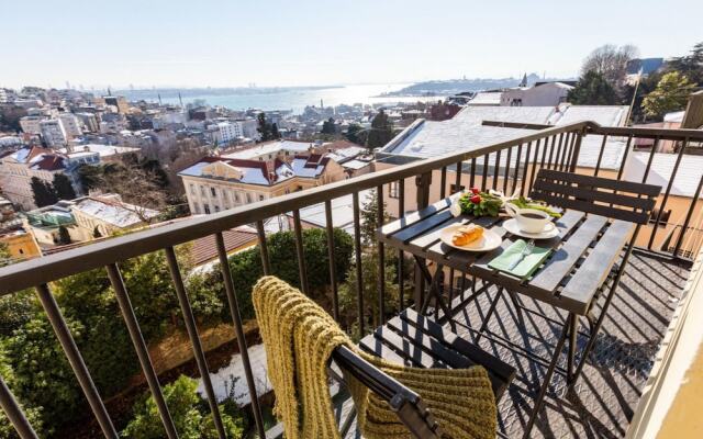 Missafir Flat in Beyoglu With Bosphorus View
