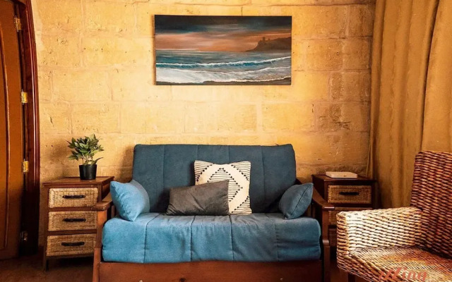 A Pretty Duplex Apartment in a Gozo Village Square