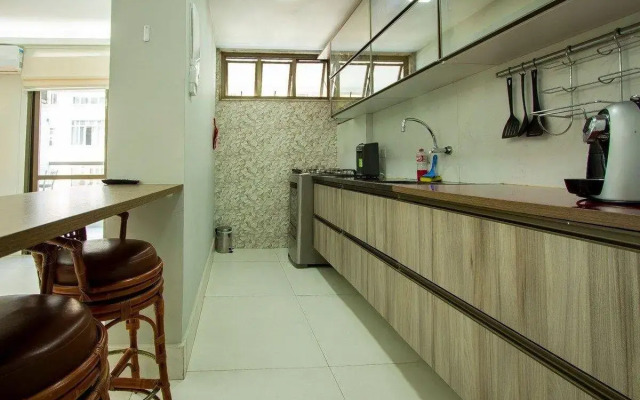Flat Praia de Copacabana - Pé na Areia