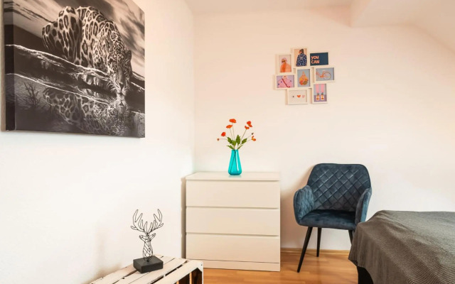 Schöne Dachterasse NETFLIX & PRIME Zentral Modern bis 4 Pers