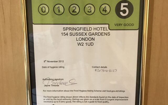 Springfield Hotel London