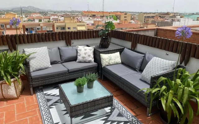 Apartamento con terraza y piscina en Malgrat de Mar