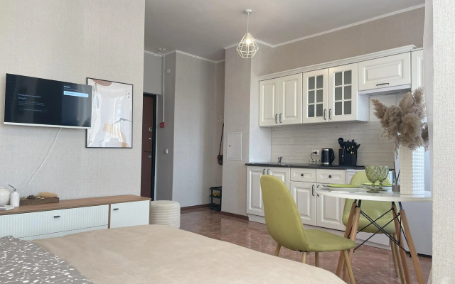 Apartments on Druzhby street 1 building 2