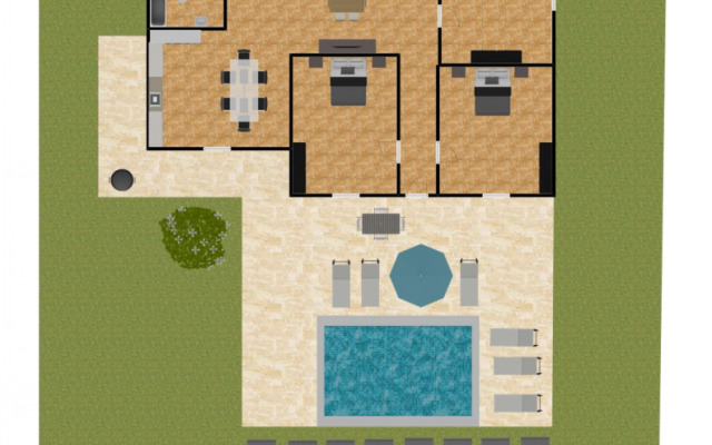 Villa Maro Large Private Pool A C Wifi - 2424