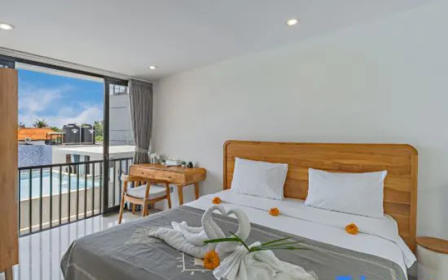 Wolu 1BR Loft Canggu Private Pool Parking Area, Fast Wifi – Guest Rooms – Canggu