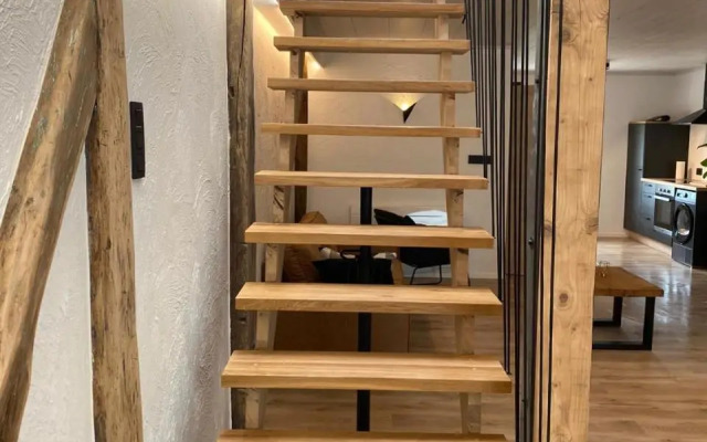 Wooden Soul : duplex 2 chambres avec jardin commun