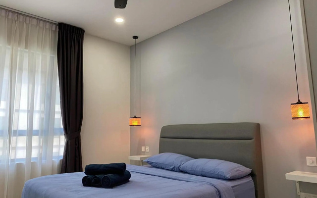 Suasana JB at JB Center Luxury Modern & Rustic 1BR Apt for Bussiness,Vacation trips – Guest Rooms – Johor Bahru