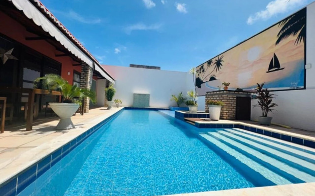 Paradis aca Casa Tropical com Piscina e 3 Su tes