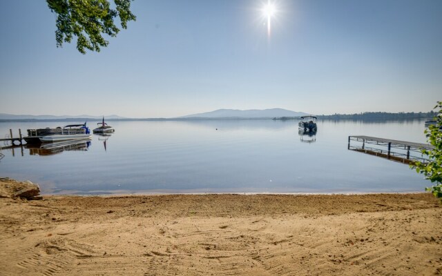 Lakefront Center Ossipee Home w/ Boat Dock!