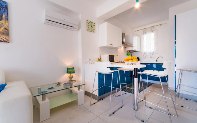 Apartment window on the sea