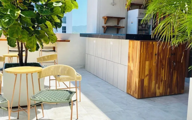 Blue loft ocean view