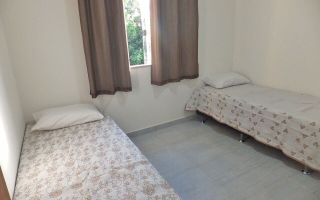 Apartamento para 6 pessoas na praia de Taperapuan