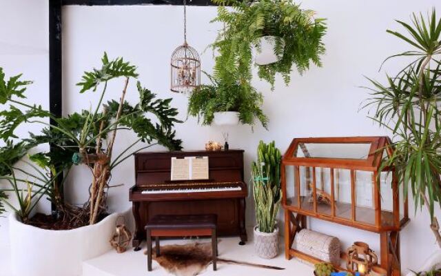 Orange white Vacation Homestay