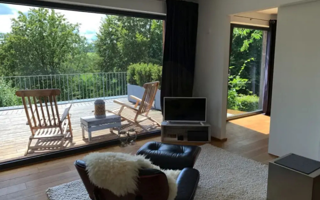 1 mit Sauna Ferienhaus Poppenhausen