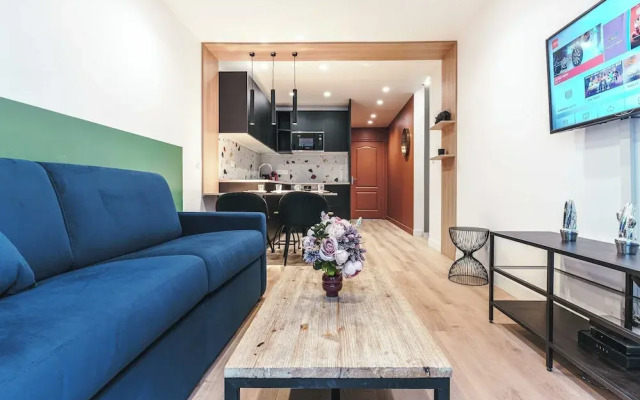 Beautiful Apartment -1br/4p- Boulogne