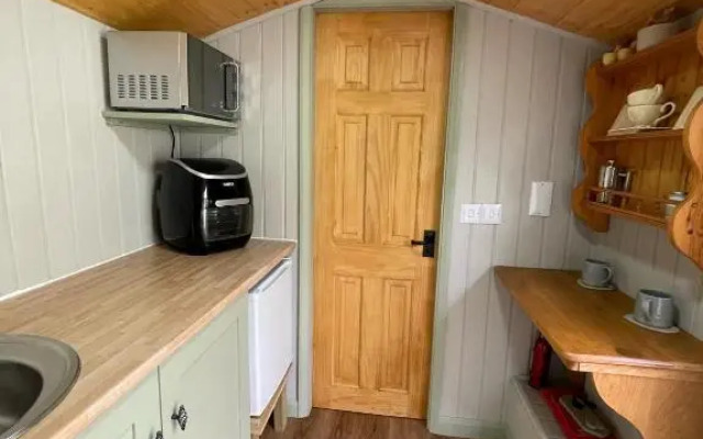 Oakley View Shepherds Huts with optional hot tub